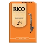 J.D'Addario REA1025 RICO, BASS CLAR, #2.5, 10 BX