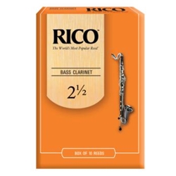 J.D'Addario REA1025 RICO, BASS CLAR, #2.5, 10 BX