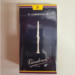 CR103 Vandoren 10 Bb Clar Trad Reed 3.0