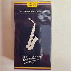Vandoren SR2125 10 Alto Sax Trad Reed #2 1/2